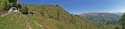 26 Vista panoramica dal Bivacco Plana (1280 m)
